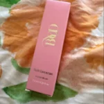 Pink BYOD Liquid Blush Concoction box on patterned fabric