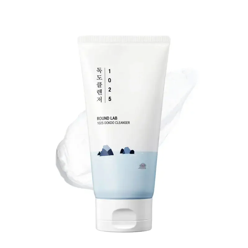 ROUND LAB Dokdo gentle facial cleanser product bottle