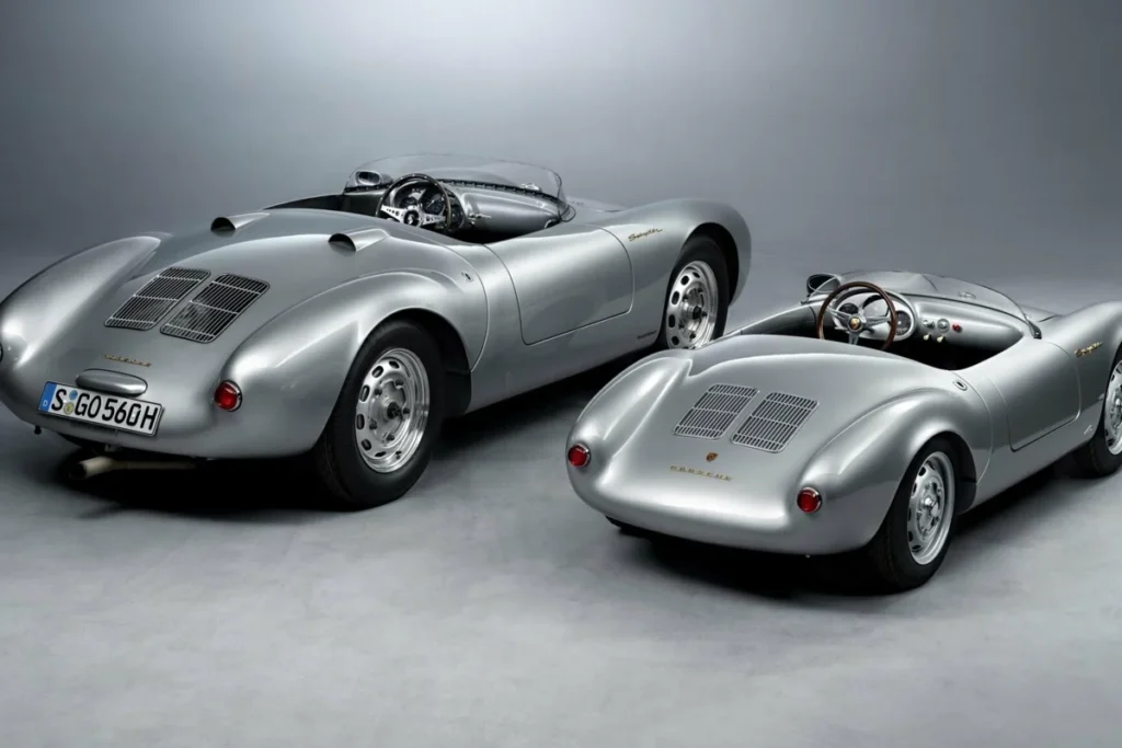 Electric Porsche 550 J replica of the classic Spyder roadster