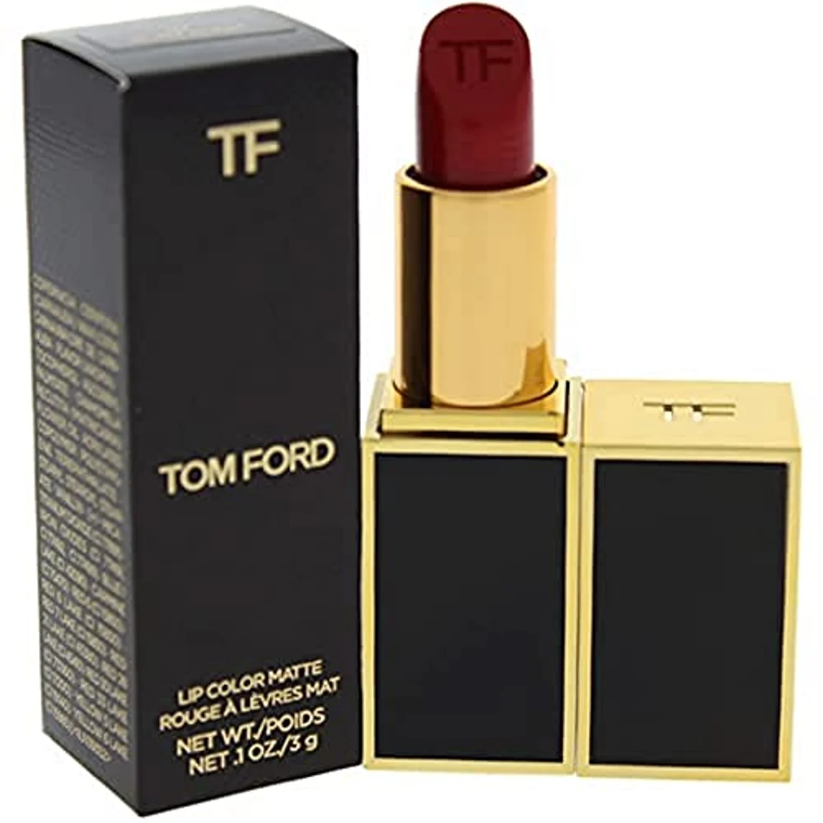 Tom Ford Lip Color Matte lipstick in gold case